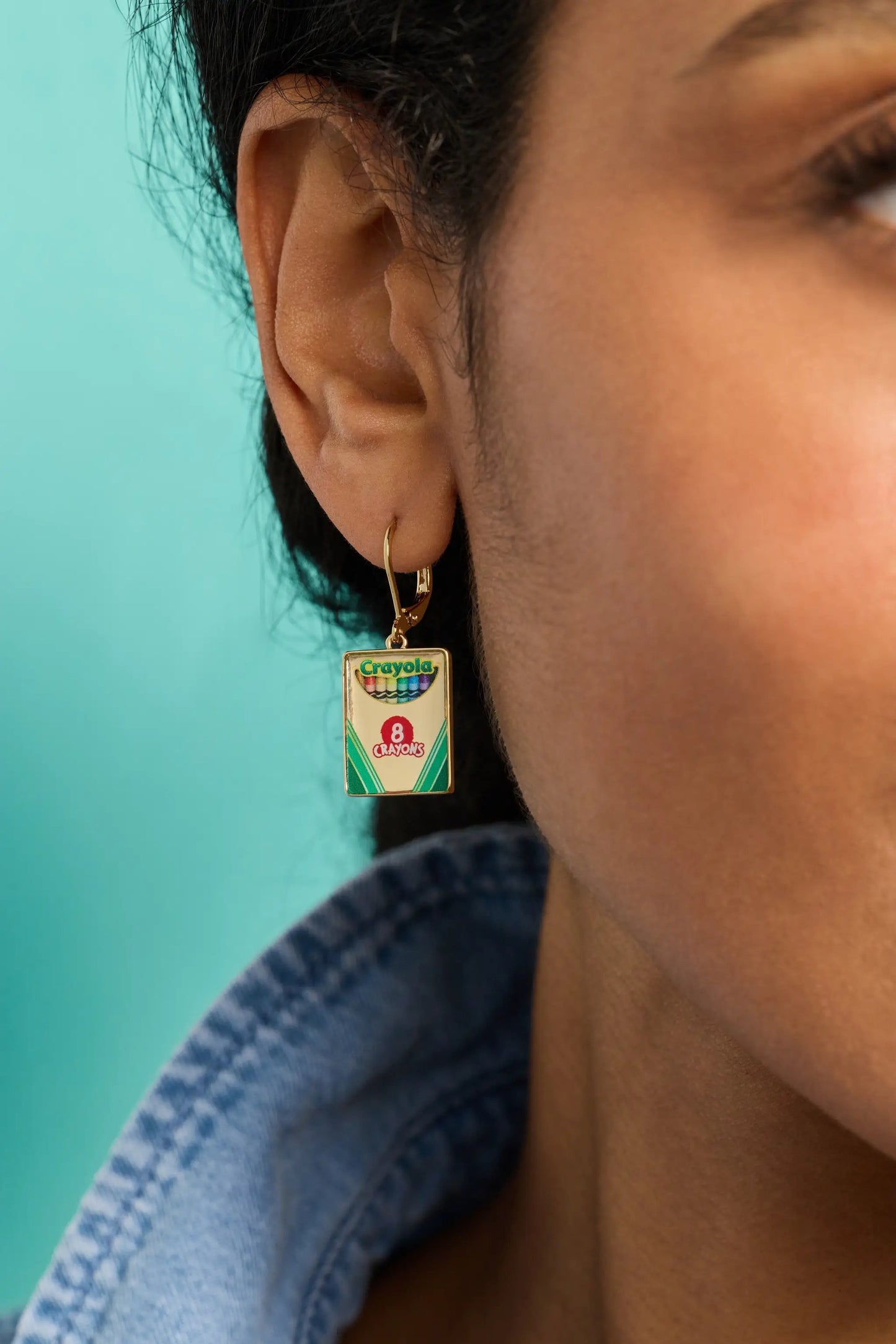 Crayon Box Earrings to Teach Is to Color Forever