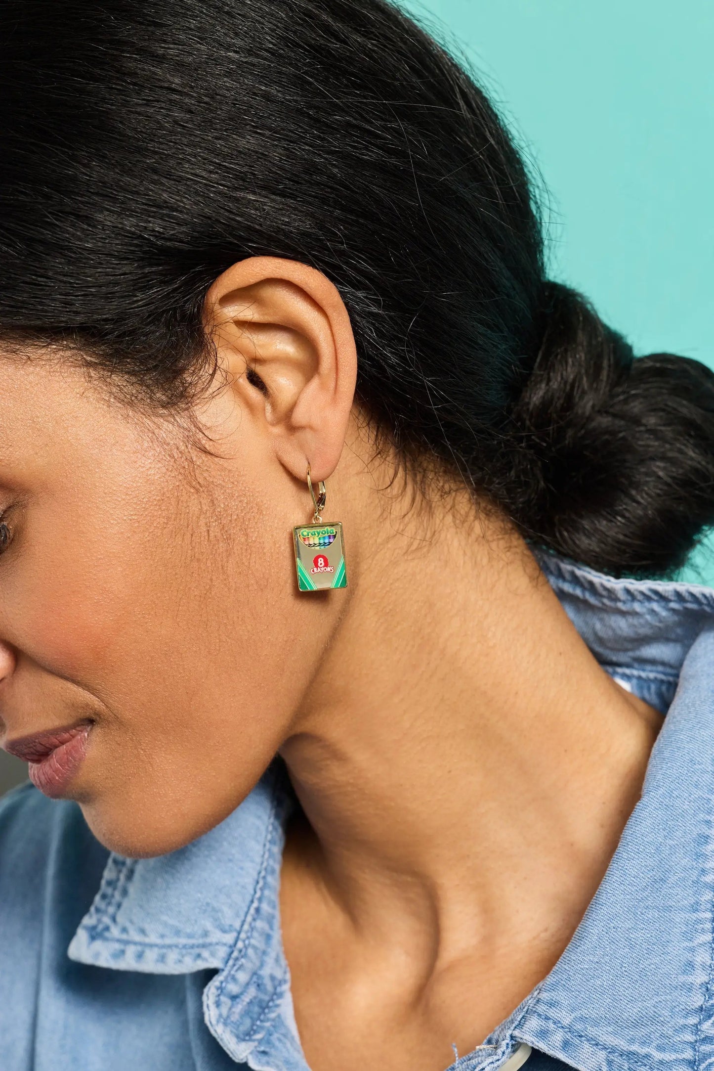 Crayon Box Earrings to Teach Is to Color Forever