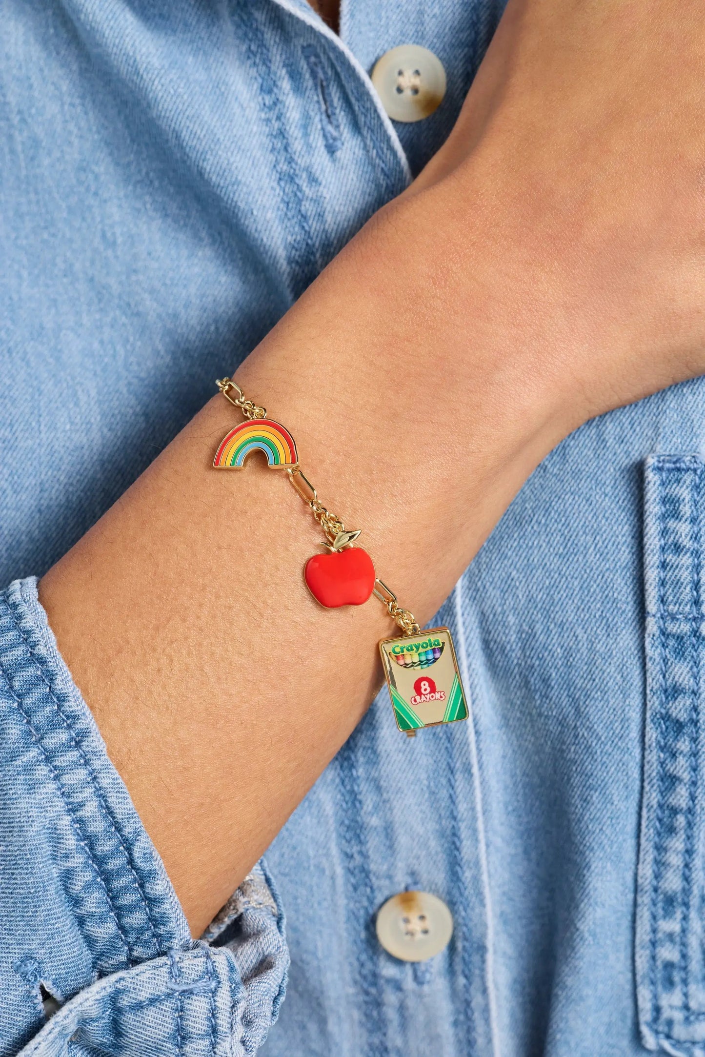 Crayola Teaching Is a Work of Heart Bracelet