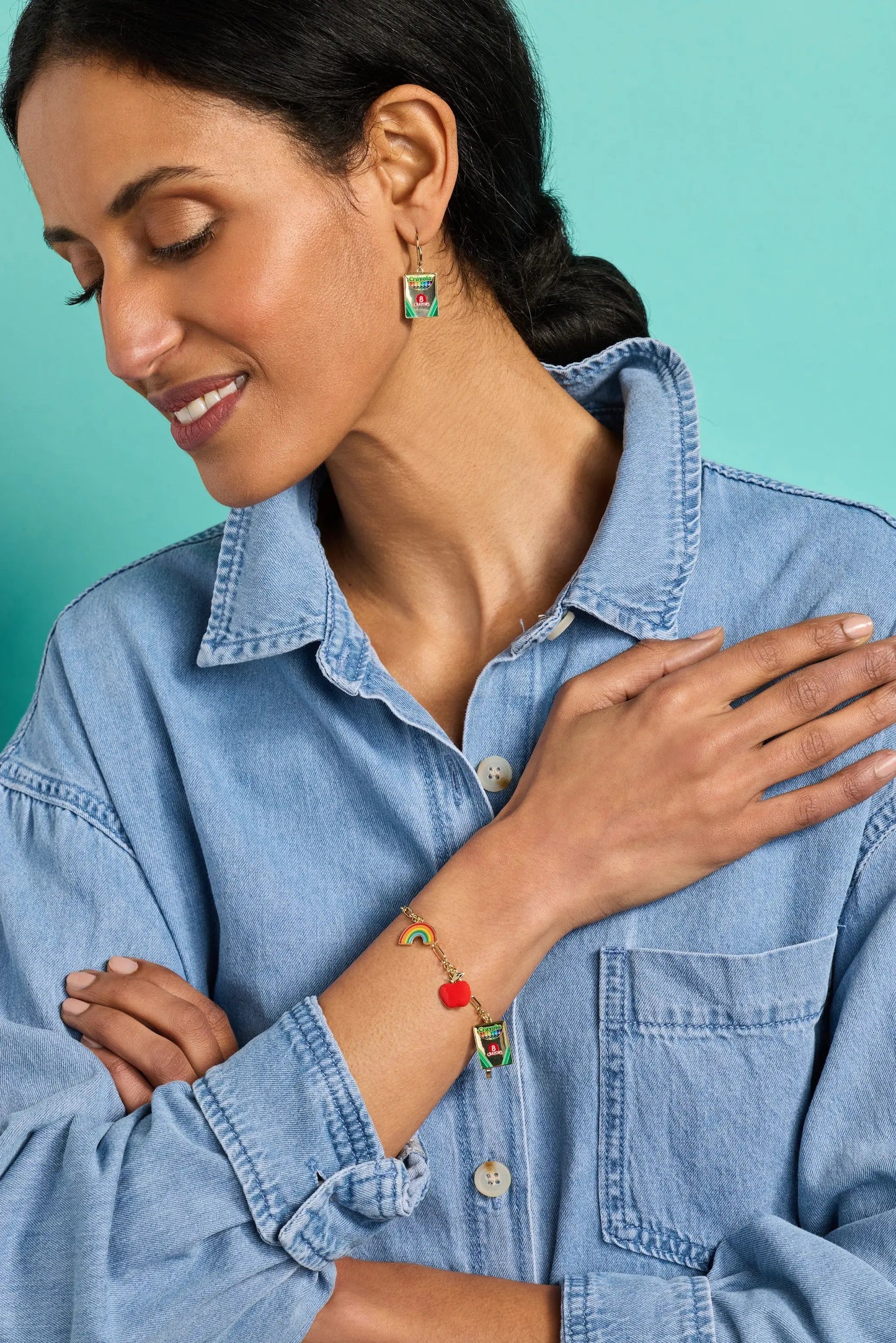 Crayola Teaching Is a Work of Heart Bracelet