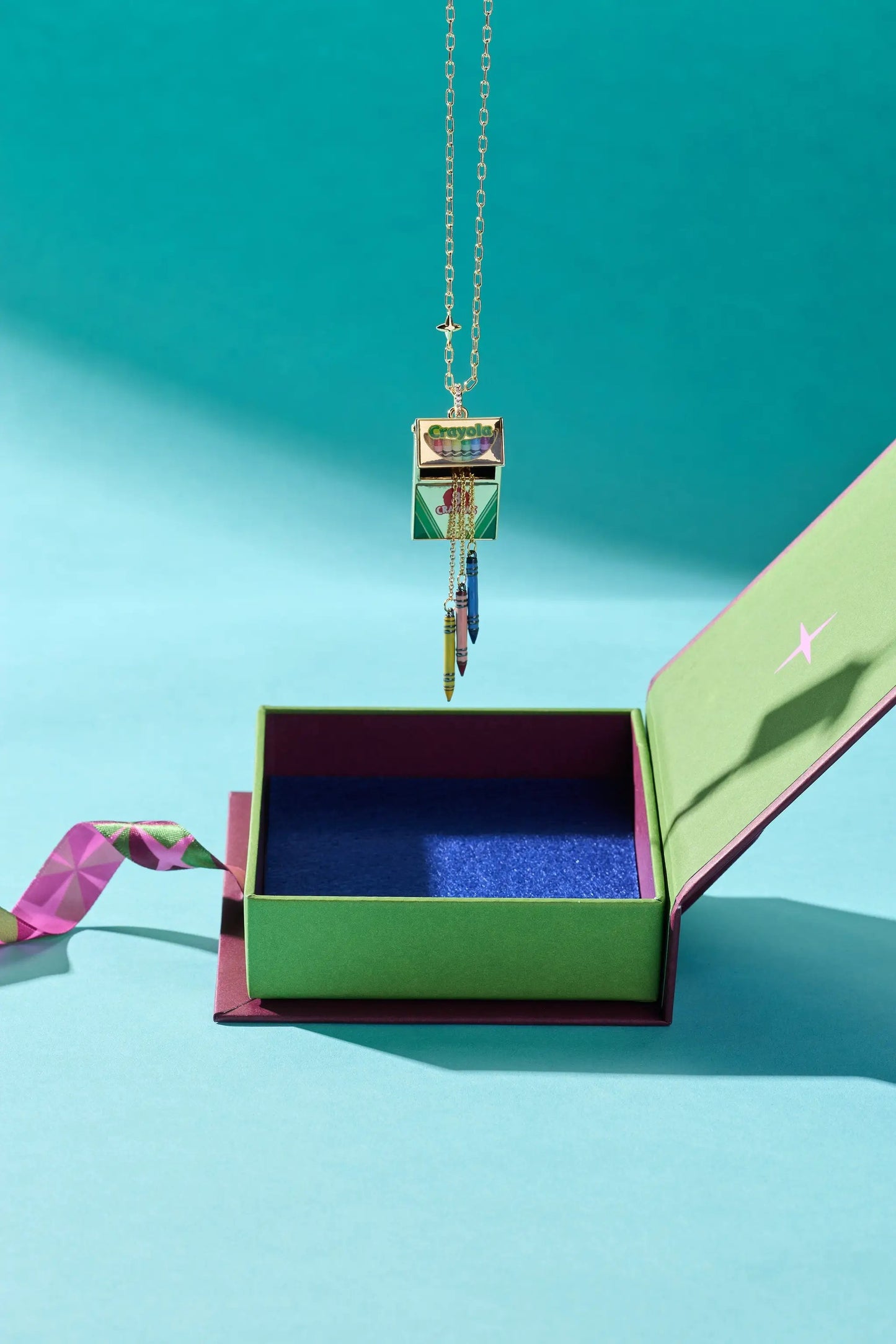 Crayola Crayon Box Locket for Teacher Gift Idea