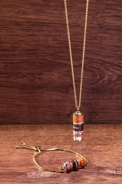 Game On Spinner Pendant With Sports Beads