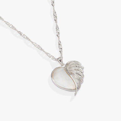 Wings of Protection Charm Necklace by Alex and Ani silver-tone chain with wing pendant on Tampa Home & Garden Store
