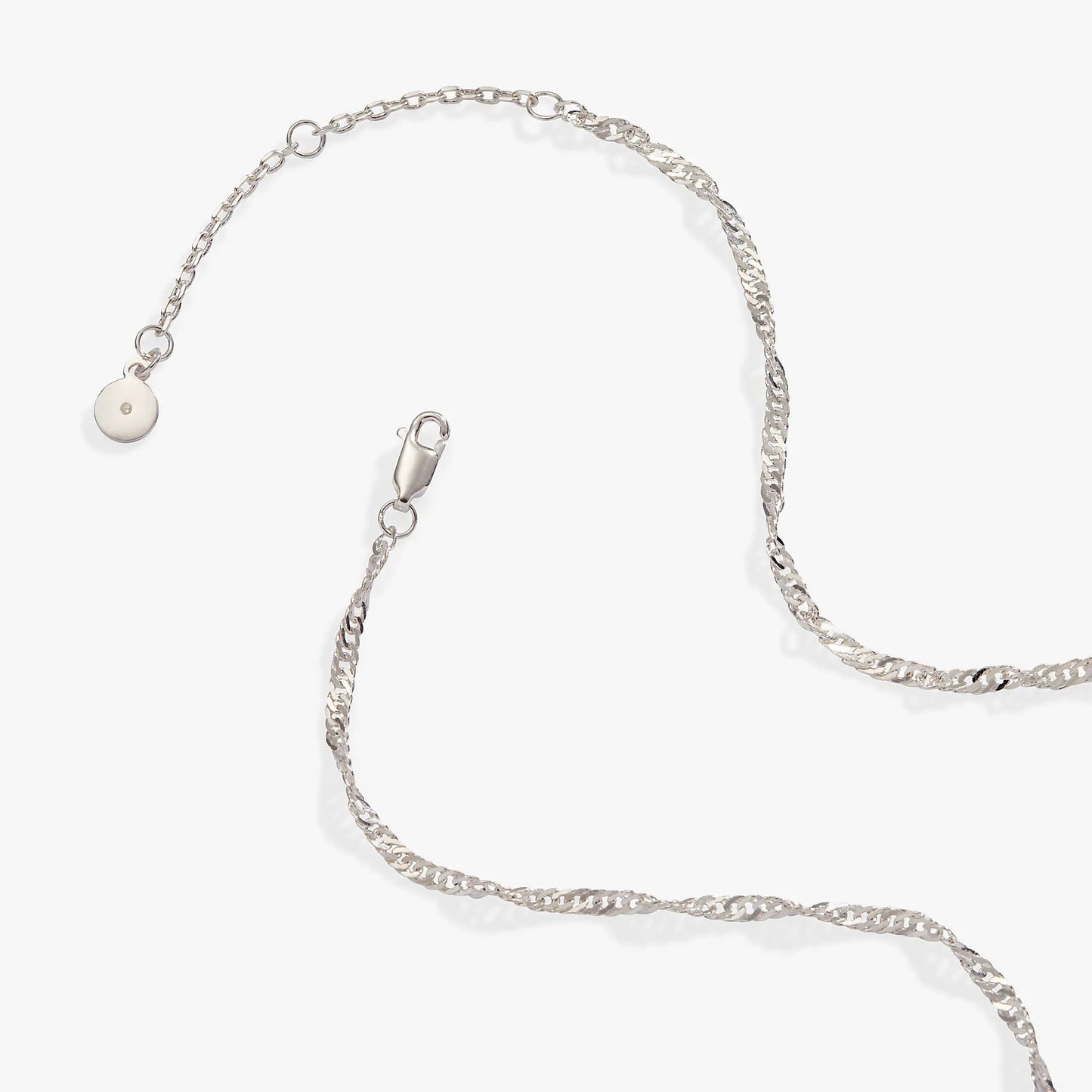 Wings of Protection Charm Necklace silver-tone chain with round disc charm Alex and Ani on Tampa Home & Garden Store