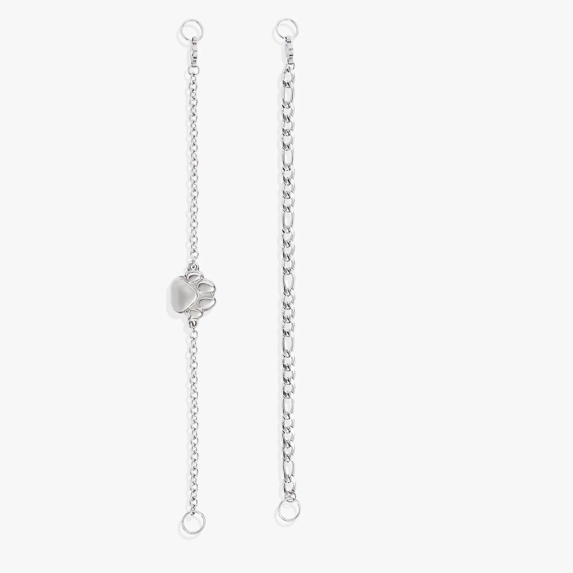 Paw Print Stranded Bracelet Set, silver-tone chain bracelets with paw charm by ALEX AND ANI on Tampa Home & Garden Store