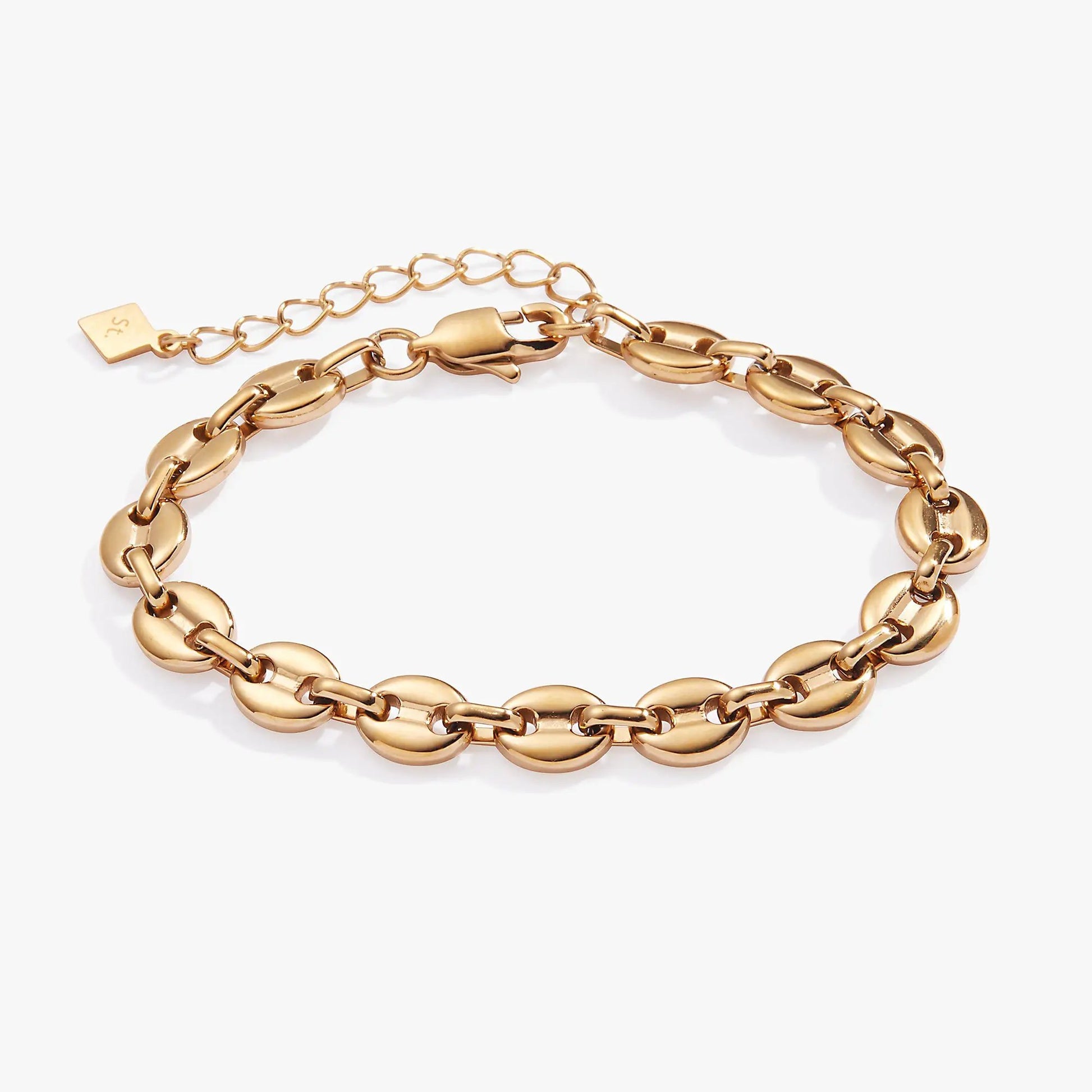 Mariner Chain Bracelet by ALEX AND ANI, rose-gold tone with large oval links and lobster clasp on Tampa Home & Garden Store