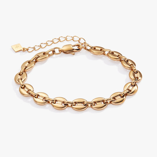Mariner Chain Bracelet by ALEX AND ANI, rose-gold tone with large oval links and lobster clasp on Tampa Home & Garden Store