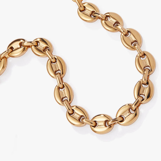 Mariner Chain Bracelet by Alex and Ani, gold-tone circular link segments on Tampa Home & Garden Store