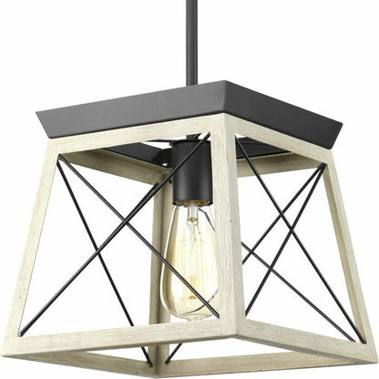 Candelabro geométrico de grafito regulable estilo linterna para granja/casa