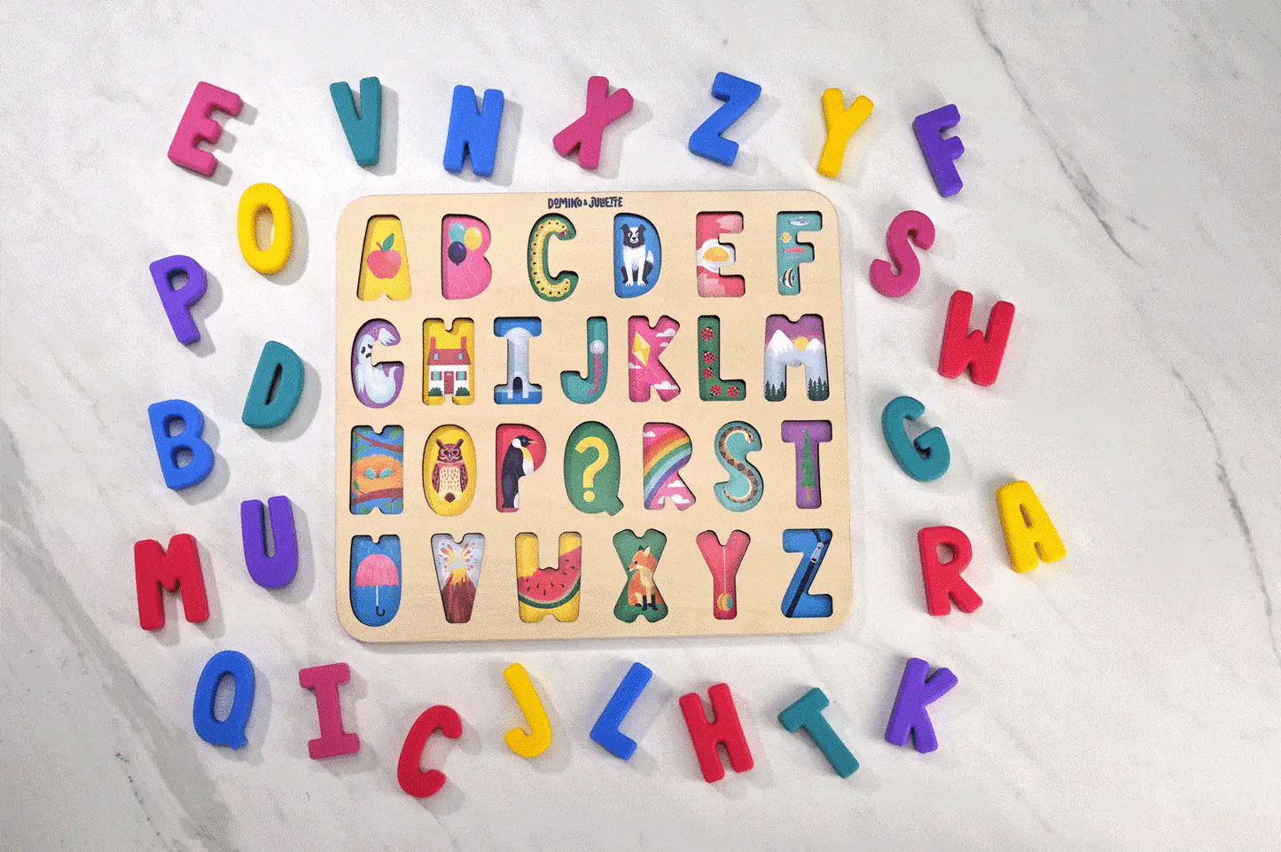 ABC Find and Fit Puzzle for Phonics Learning