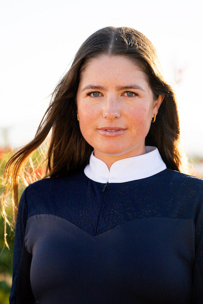 Stylish Olivia Show Shirt With a Lace Trim