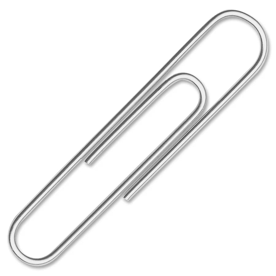 ACCO Recycled Paper Clips, #1 Size, Smooth Silver Finish – 100/Box - Tampa Home & Garden Store