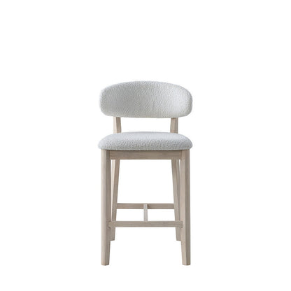ACTU Counter Stools set of 2, 26in upholstered bar stools with light wood frame on Tampa Home & Garden Store