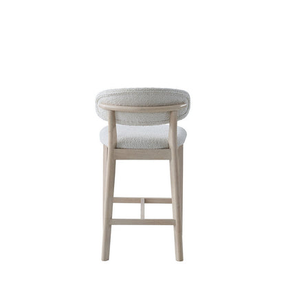 ACTU Counter Stool 26 in upholstered solid wood bar stool with fabric mid-century modern on Tampa Home & Garden Store