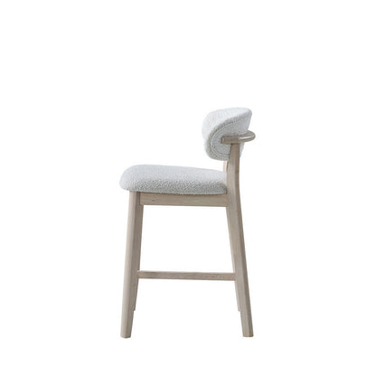 ACTU Counter Stool set by ACTU FURNITURE, 26in upholstered, solid wood frame, mid-century modern on Tampa Home & Garden Store