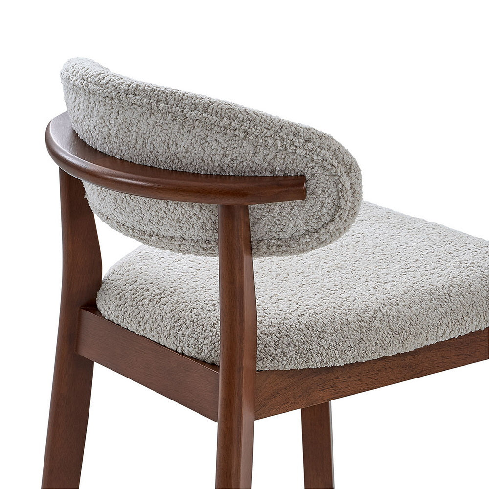 Actu Upholstered Stools Set of 2 and Solid Wood