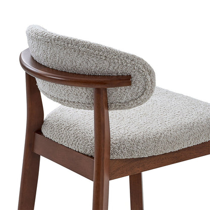Actu Upholstered Stools Set of 2 and Solid Wood