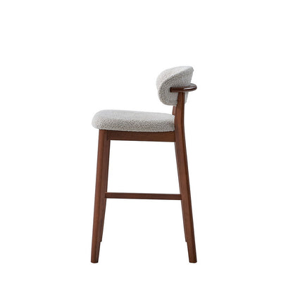 ACTU Bar Stools set of 2, 30” upholstered seats, solid wood, mid-century modern on Tampa Home & Garden Store