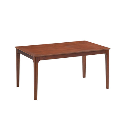 ACTU Farmhouse dining table with warm walnut finish and tapered legs on Tampa Home & Garden Store