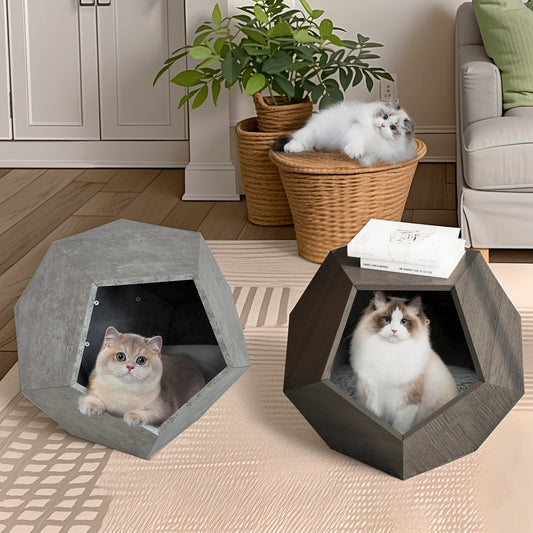 25.98'' Modern Pet Furniture Cat Litter, Sofa Side Table, Planter MDF Multifunctional Furniture, Burmese Sumac - Tampa Home & Garden Store