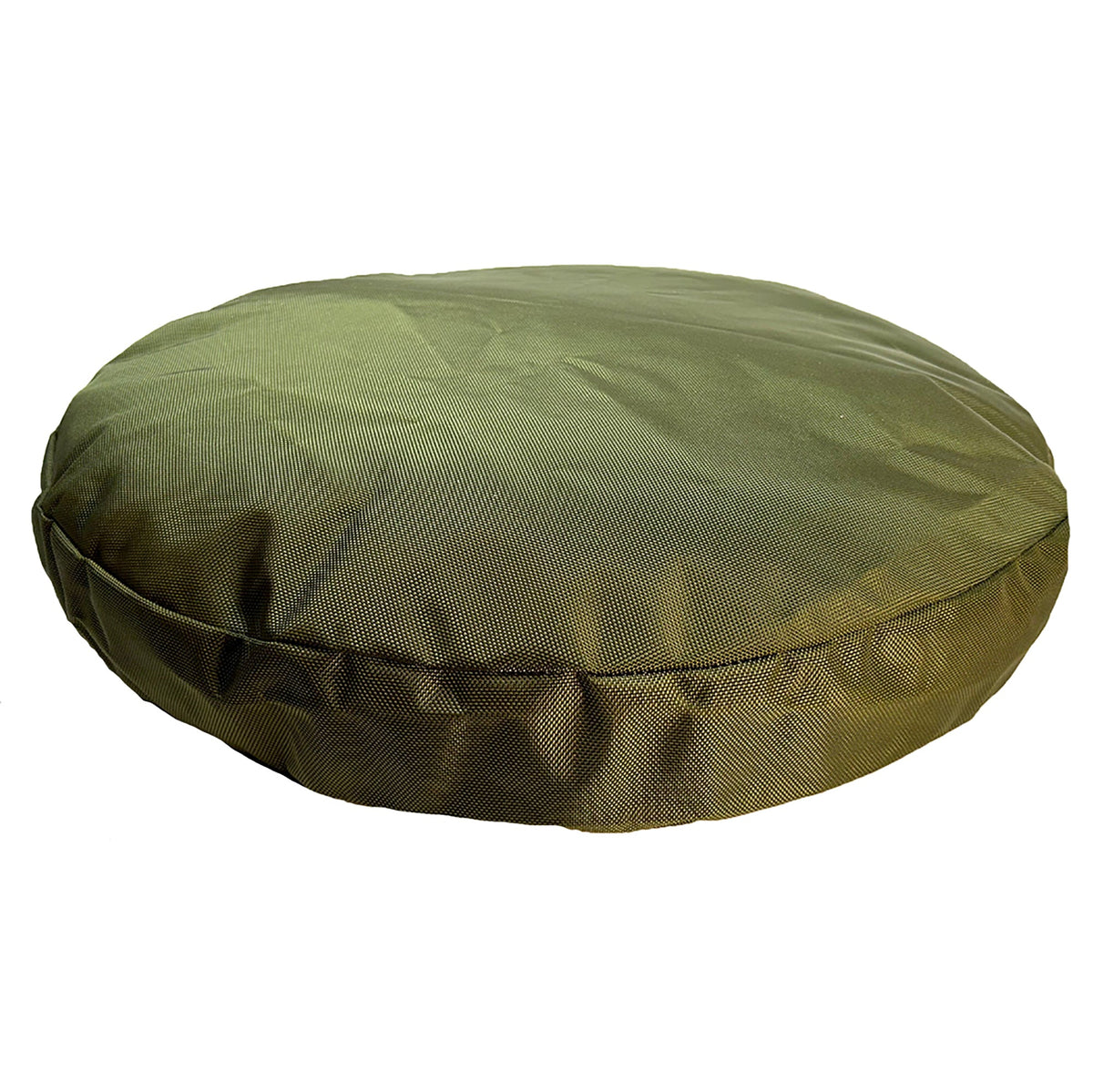 Round Armor™ dog bed olive green fabric by American Dog on Tampa Home & Garden Store