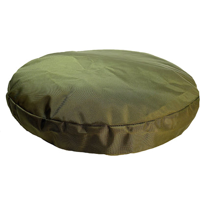 Round Armor™ dog bed olive green fabric by American Dog on Tampa Home & Garden Store