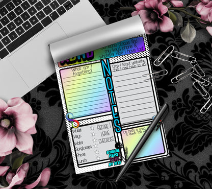 ADHD Humor Notepad: Neuro Spicy Checklist, Funny Gift - Tampa Home & Garden Store