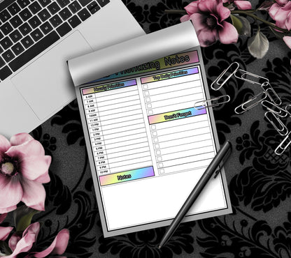 ADHD Prioritizing Notepad: Rainbow Daily Task Planner - Tampa Home & Garden Store