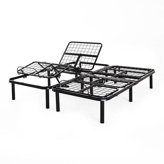 Split King Size Electric Head Foot Adjustable Bed Base with Remote - Tampa Home & Garden Store