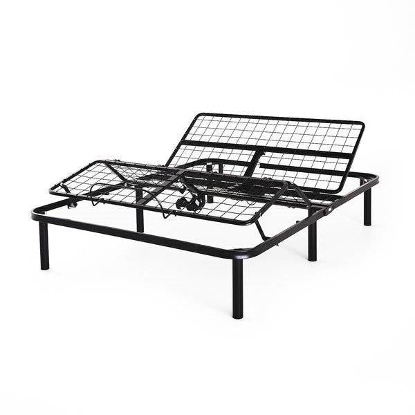 Base de cama ajustable eléctrica con cabecera y piecera, tamaño Queen, con control remoto