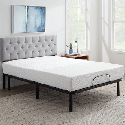 Base de cama ajustable eléctrica con cabecera y piecera, tamaño Queen, con control remoto