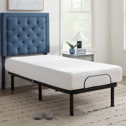 Base de cama ajustable eléctrica Twin XL con control remoto y ajuste de cabeza y pies