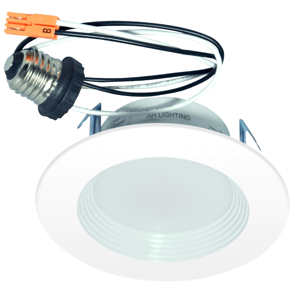 AH Lighting 4" LED Selectable 5CCT 9W Recessed Baffled Retrofit Kit Reflector - Tampa soil911.com