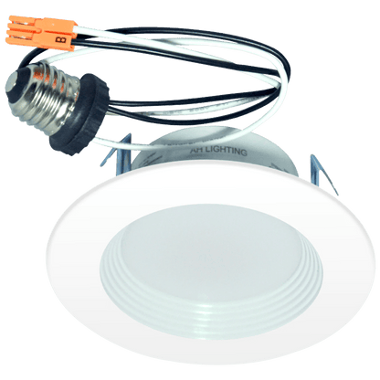 AH Lighting 4" LED Selectable 5CCT 9W Recessed Baffled Retrofit Kit Reflector - Tampa soil911.com