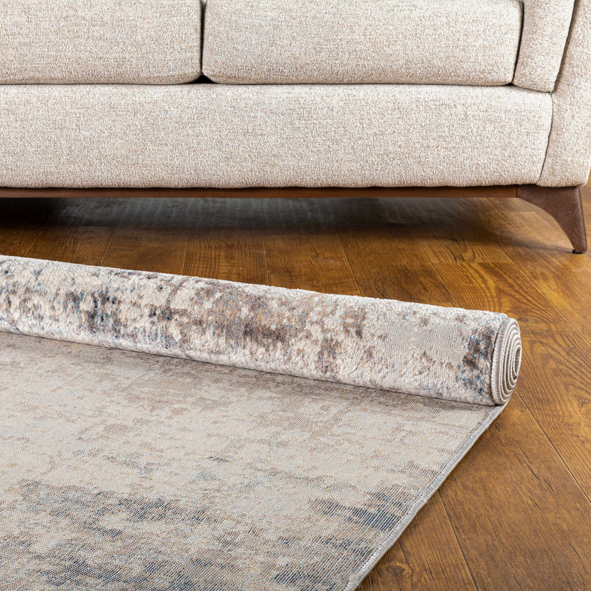 Alcove Abstract Area Rug beige neutral tones by Boutique Rugs on Tampa Home & Garden Store