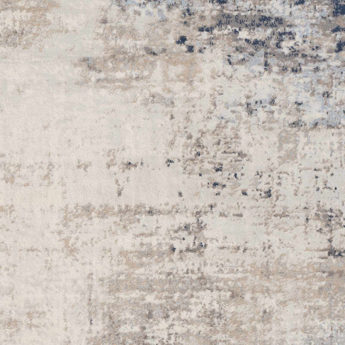 Alcove Abstract Area Rug in soft beige with blue-gray accents by Boutique Rugs on Tampa Home & Garden Store