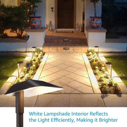 ALP02 6-Pack 5W Low Voltage 12V LED Cast Aluminum Landscape Pathway Lights Package - Tampa Home & Garden Store