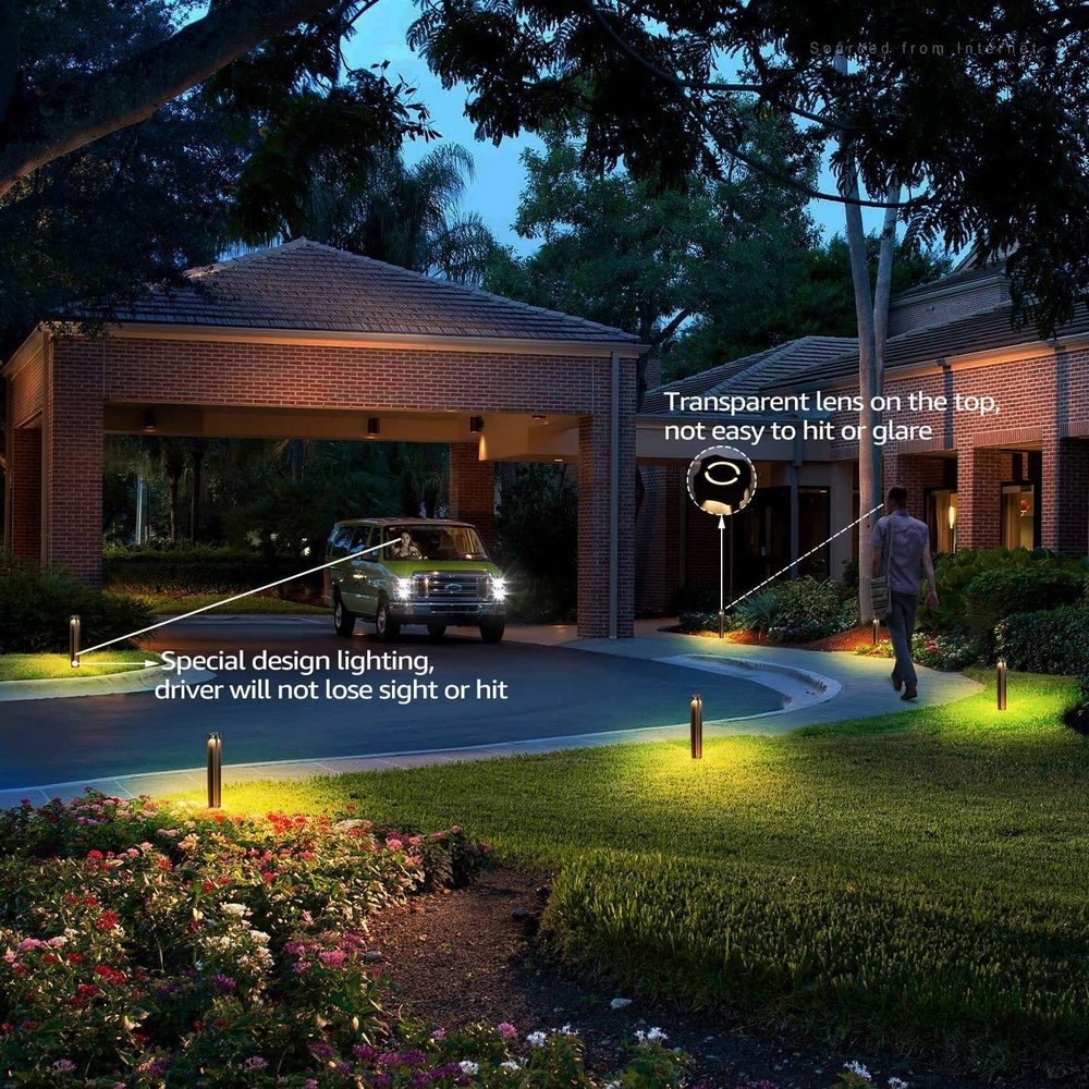 ALP14 6-Pack 4W LED 12V Low Voltage Pathway Lighting Package, AC/DC Landscape Driveway Lights - Tampa soil911.com