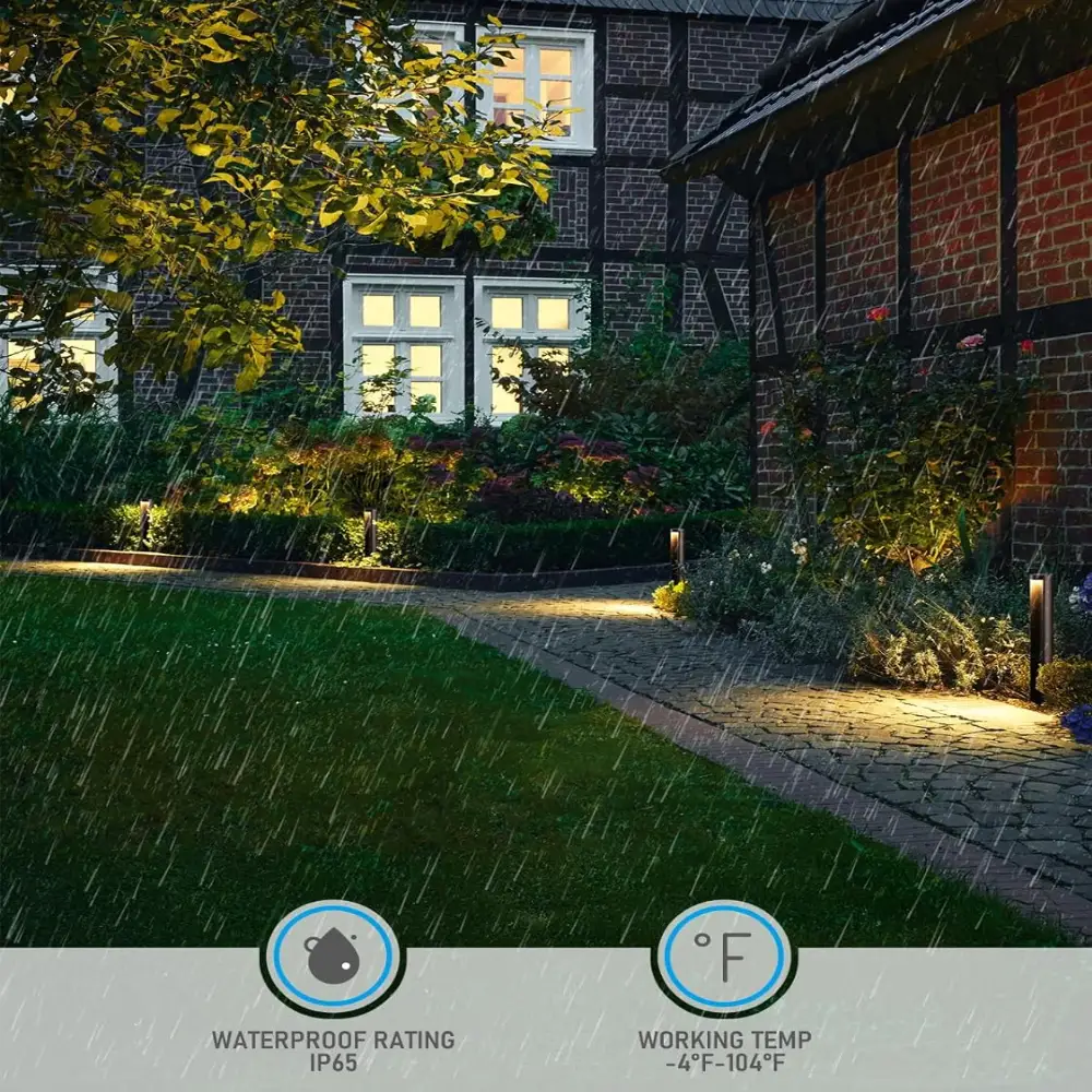 ALP16 12-Pack 5W LED Landscape Pathway Light Package, 12V Low Voltage Side Lit Path Lights - Tampa Home & Garden Store