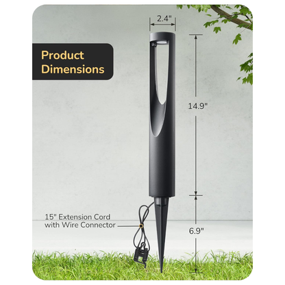 ALP50 6-Pack 2W 3000K Double-sided Light LED Landscape Pathway Light Package, 12V AC/DC - Tampa Home & Garden Store