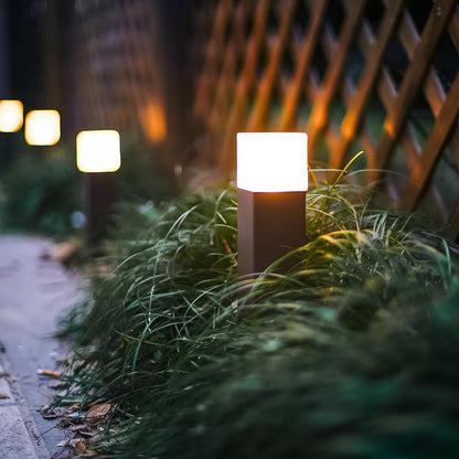 ALP51 8-Pack LED Landscape Pathway Lights Package, 2700K 2W Low Voltage 12V AC Bronze Bollard Outdoor Landscape Lighting - Tampa soil911.com