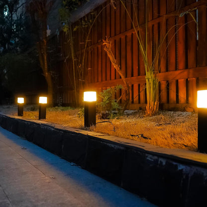 ALP51 8-Pack LED Landscape Pathway Lights Package, 2700K 2W Low Voltage 12V AC Bronze Bollard Outdoor Landscape Lighting - Tampa soil911.com
