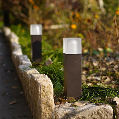 ALP51 8-Pack LED Landscape Pathway Lights Package, 2700K 2W Low Voltage 12V AC Bronze Bollard Outdoor Landscape Lighting - Tampa soil911.com