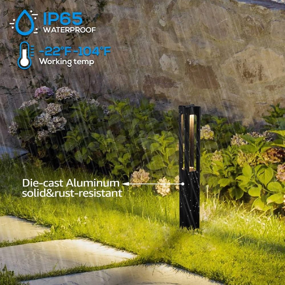 ALP53 10-Pack Low Voltage Pathway Lights Package Cast Aluminum, 3W 12V AC/DC LED Walkway Lighting - Tampa soil911.com