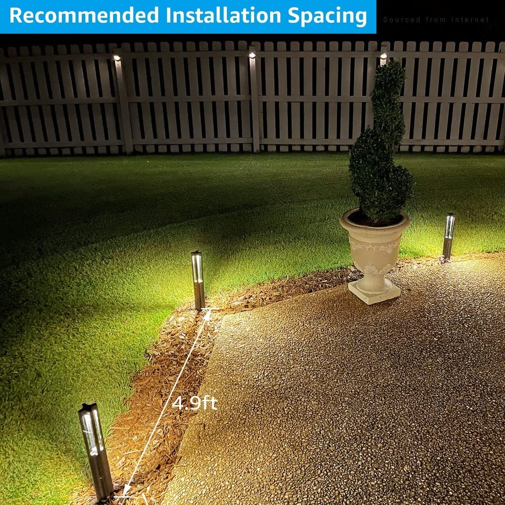 ALP53 10-Pack Low Voltage Pathway Lights Package Cast Aluminum, 3W 12V AC/DC LED Walkway Lighting - Tampa soil911.com
