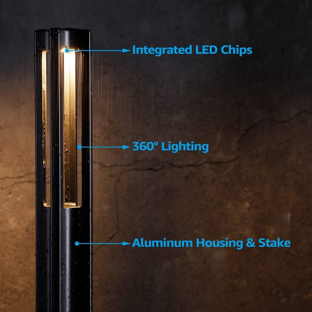 ALP53 10-Pack Low Voltage Pathway Lights Package Cast Aluminum, 3W 12V AC/DC LED Walkway Lighting - Tampa soil911.com