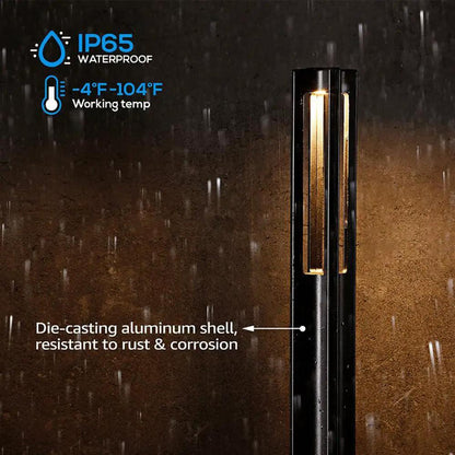 ALP53 12-Pack Low Voltage Pathway Lights Package Cast Aluminum, 3W 12V AC/DC LED Walkway Lighting - Tampa soil911.com