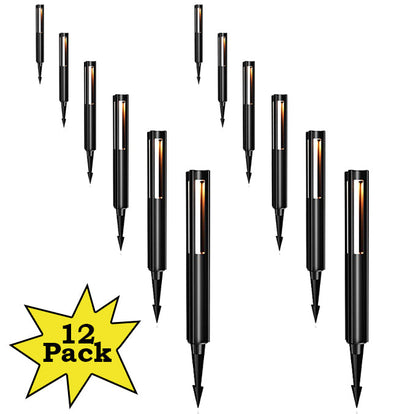 Paquete de 6 luces LED para caminos de bajo voltaje ALP53 de aluminio fundido, 3 W, 12 V CA/CC, iluminación para caminos