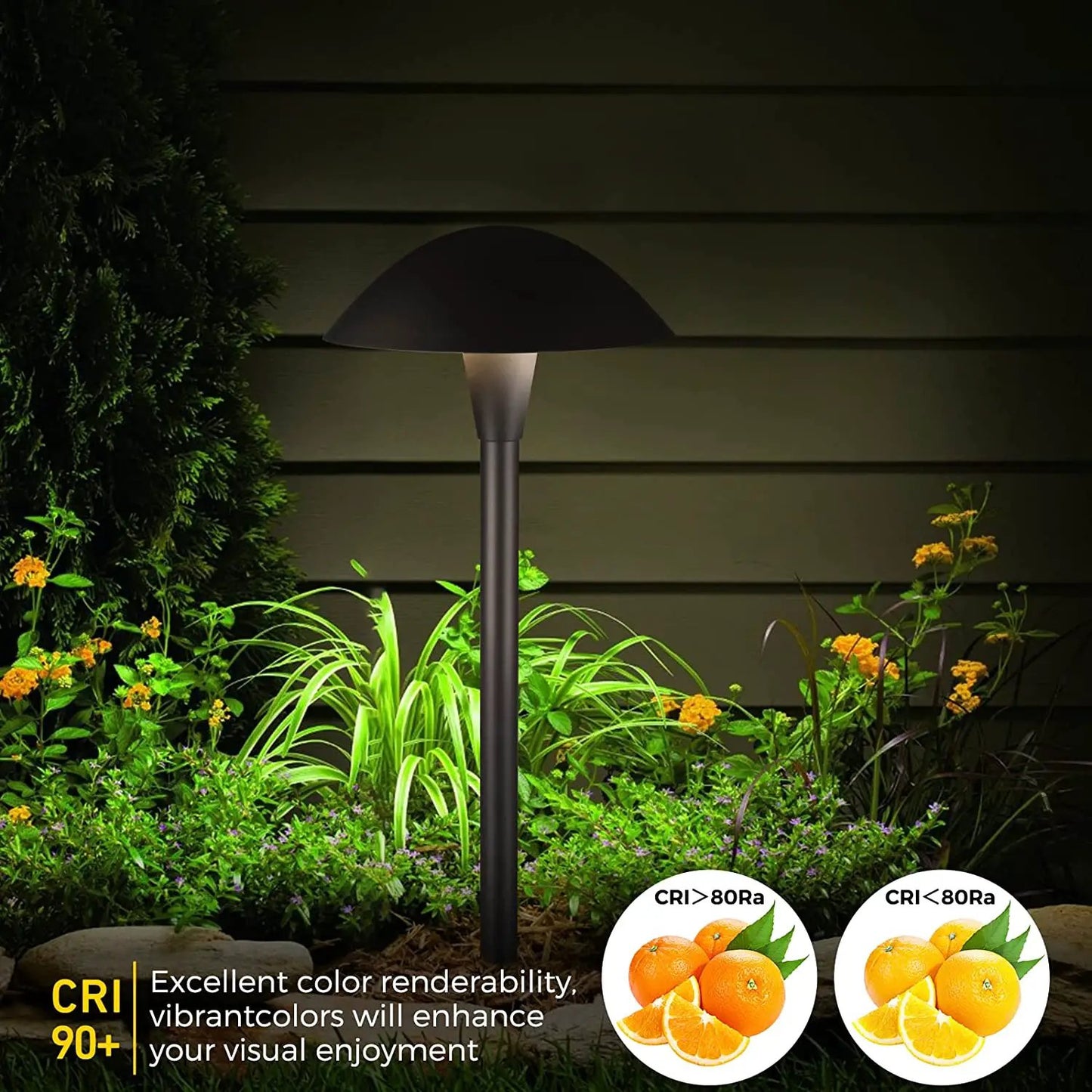 ALPCC06 12-Pack 5W 3CCT LED Landscape Pathway Light Package, 12V Low Voltage Modern Path Lights - Tampa Home & Garden Store