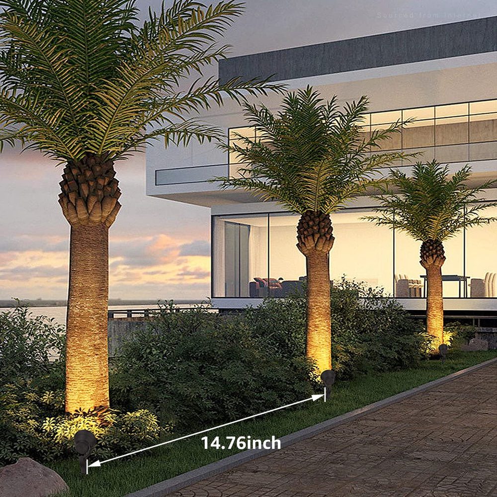 ALS03 4-Pack LED Landscape Spot Lights Package, Adjustable 2W-12W Low Voltage 12V Directional Outdoor Landscape Lighting - Tampa Home & Garden Store